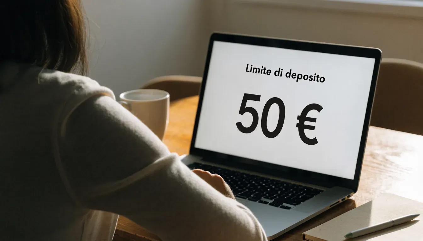 Un foglio di concessione in carta con un timbro rosso, appoggiato su una scrivania di legno accanto a una penna