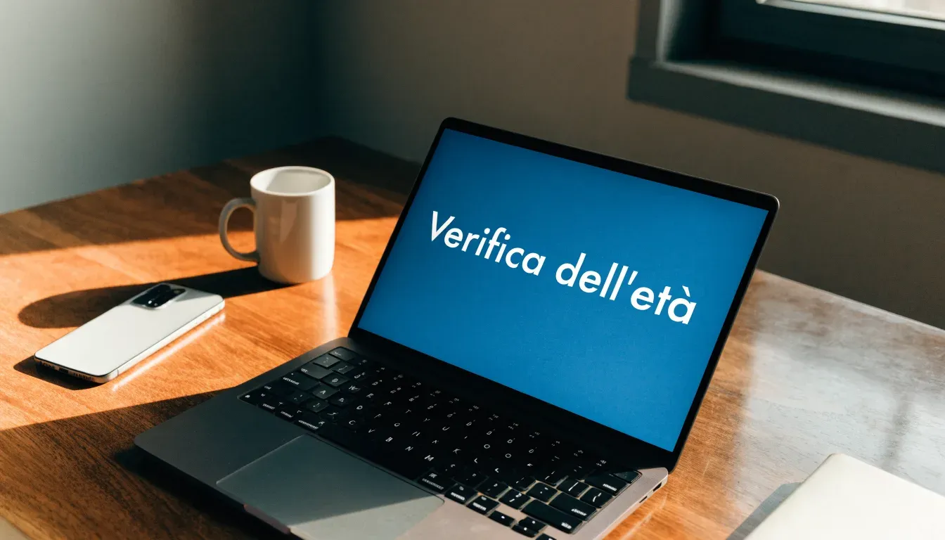 Un foglio di concessione in carta con un timbro rosso, appoggiato su una scrivania di legno accanto a una penna