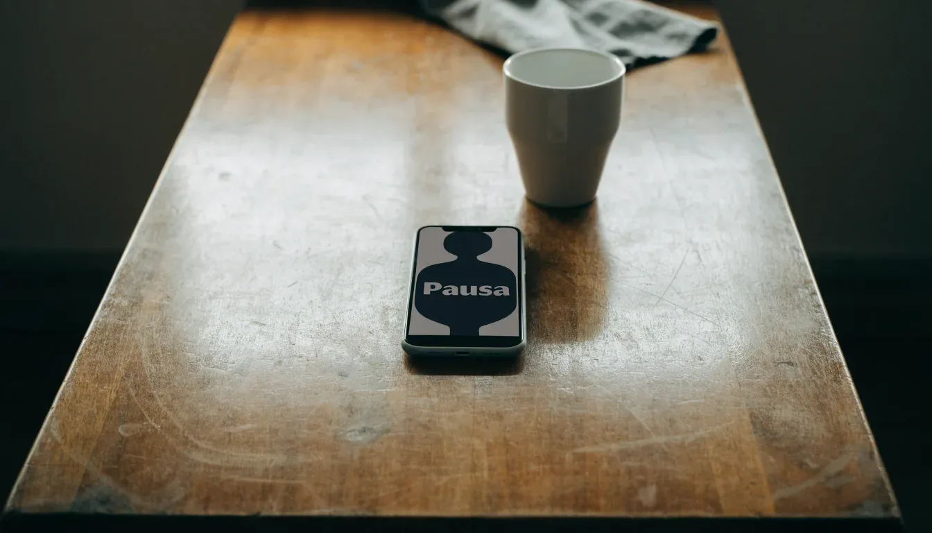 Un documento di identità appoggiato accanto a uno smartphone con un timer sullo schermo, su un tavolo da cucina